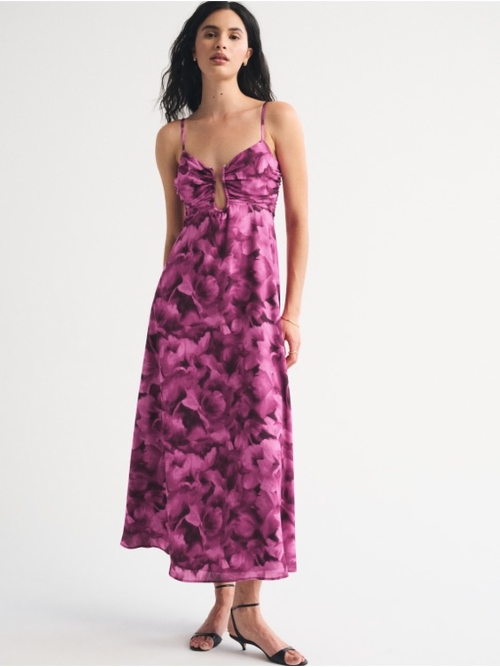 Abercrombie & Fitch Women's
Bra-Free Hardware Maxi Dress